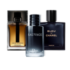 Special Offer 3 Perfumes - Sauvage Dior, Bleu de Chanel, and Dior Homme Intense 100ml